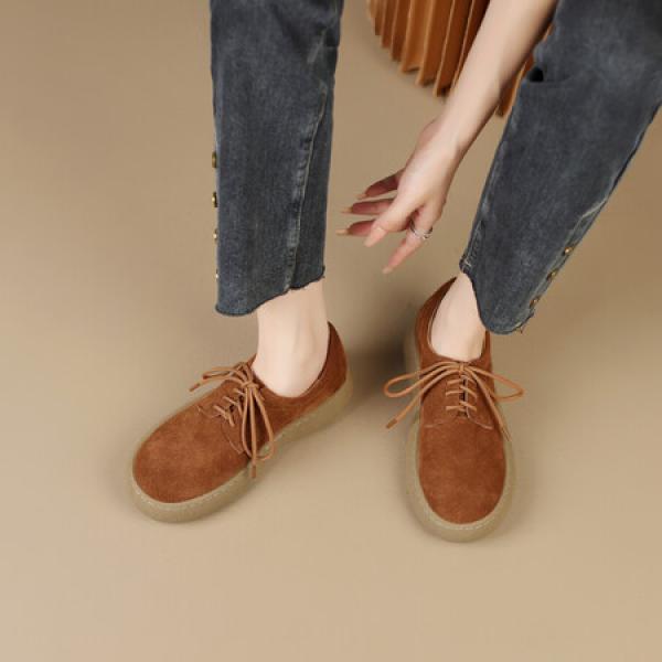 Handcrafted Genuine Leather Women's Shoes: Elegant Luxury(Etrj220A5027)