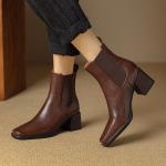 Elegant Handcrafted Genuine Leather Women's Footwear(Etrj220A6011)