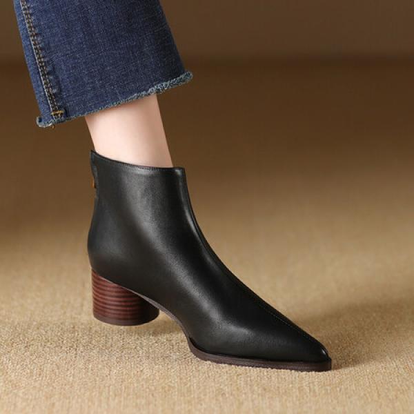 Handcrafted Leather Women's Shoes: Luxurious Elegance(Etrj220A6008)