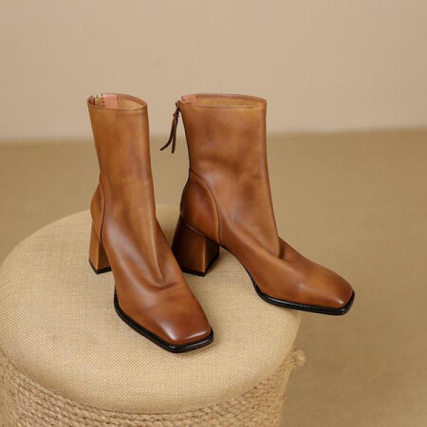 Luxury Handcrafted Leather Women's Shoes - Elegance Redefined(Etrj220T1360-1)