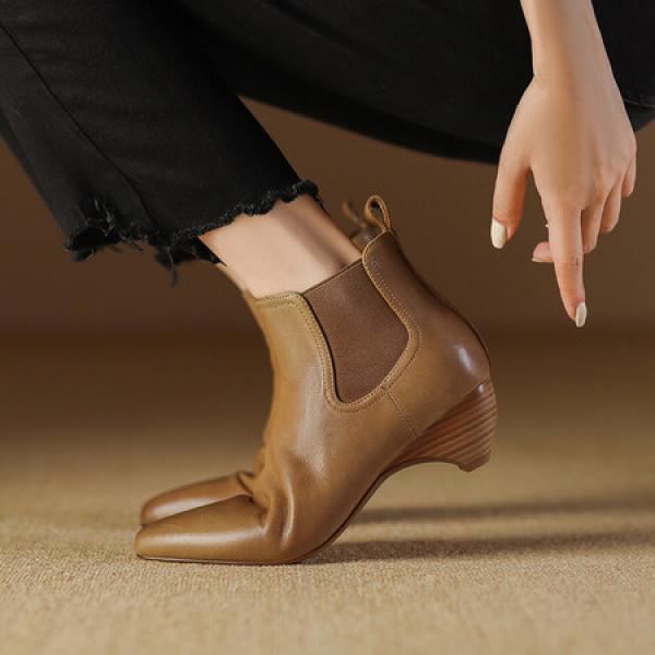 Elegant Handcrafted Leather Women’s Shoes – Luxury Craftsmanship(Etrj220A6029)