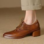 Elegant Handmade Leather Women's Shoes: A Luxurious Craftsmanship(Etrj220T1366-1)