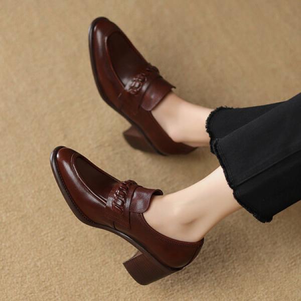 Handcrafted Luxury Leather Women’s Shoes - Exquisite Quality(Etrj220A3628-1)