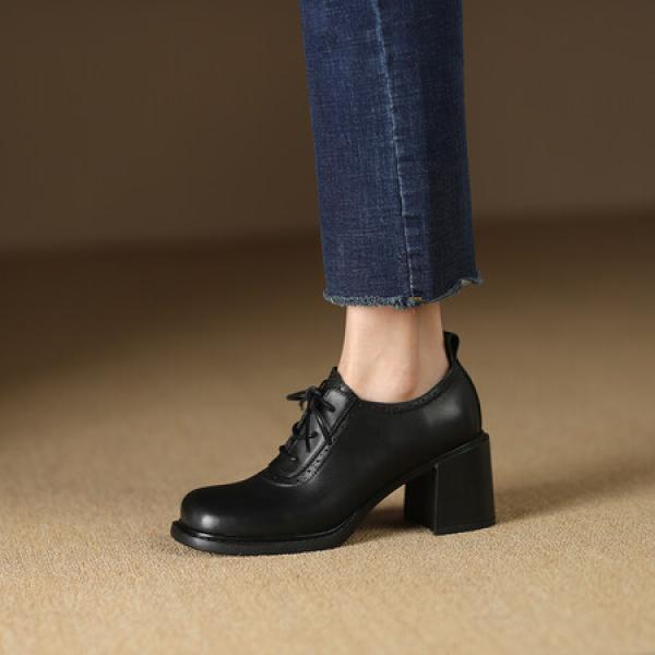 Elegantly Crafted Genuine Leather Handmade Women's Shoes(Etrj220A3721-1)