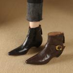 Handcrafted Leather Women's Shoes - Luxurious Elegance in Every Stitch(Etrj220A6050)