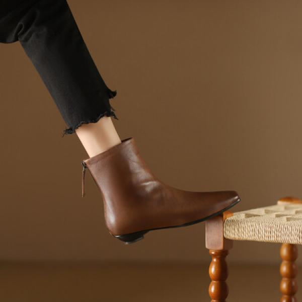 Elegant Handmade Leather Women's Shoes - Luxury Craftsmanship(Etrj220A6061)