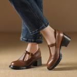Elegant Handcrafted Leather Women’s Shoes with Luxurious Quality(Etrj220A5037)