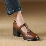 Elegant Handcrafted Leather Women’s Shoes with Luxurious Quality(Etrj220A5037)