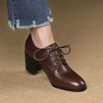 Elegant Handcrafted Genuine Leather Women's Shoes(Etrj220A3718-1)