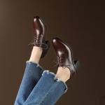 Elegant Handcrafted Genuine Leather Women's Shoes(Etrj220A3718-1)