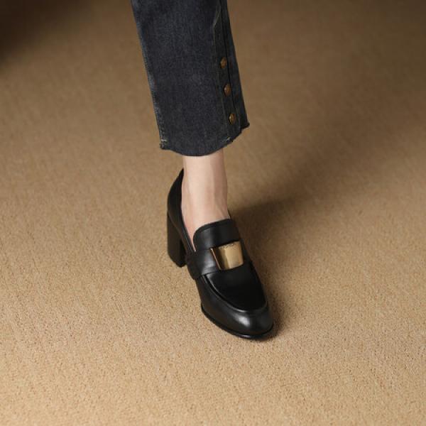 Handcrafted Genuine Leather Women’s Shoes - Luxurious Elegance(Etrj220A3715-1)