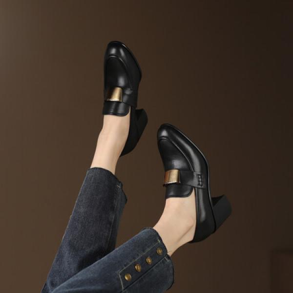 Handcrafted Genuine Leather Women’s Shoes - Luxurious Elegance(Etrj220A3715-1)