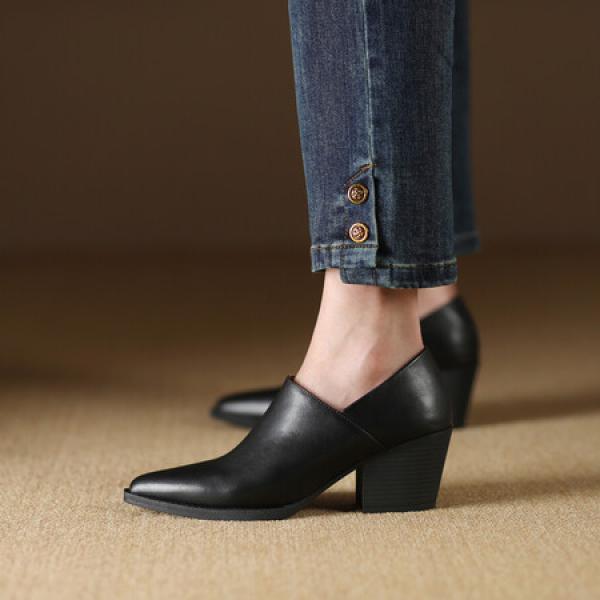 Elegant Handcrafted Leather Women’s Shoes for Luxurious Style(Etrj220A3823-1)