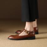 Luxurious Handmade Leather Women's Shoes: Crafted Elegance(Etrj220A3815-1)