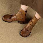 Elegant Handcrafted Leather Women's Shoes of Luxury Quality(Etrj220T1517-1)