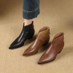 Exquisite Handmade Leather Women’s Luxury Shoes(Etrj220A6055)