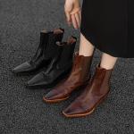 Handcrafted Genuine Leather Women's Shoes: Luxury Elegance(Etrj220A6058)