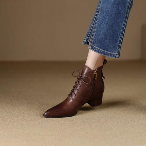 Handcrafted Luxury Genuine Leather Women's Shoes(Etrj220A3676-1)