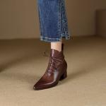 Handcrafted Luxury Genuine Leather Women's Shoes(Etrj220A3676-1)