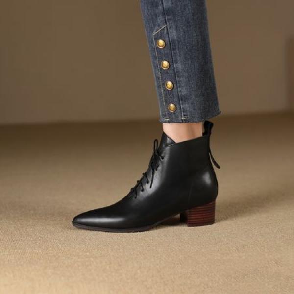 Handcrafted Luxury Genuine Leather Women's Shoes(Etrj220A3676-1)