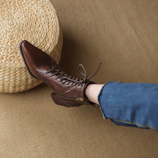 Exquisite Handmade Leather Women’s Shoes for Elegant Style(Etrj220A3672-1)