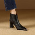 Exquisite Handmade Leather Women's Shoes, Crafted Elegance(Etrj220A6063)