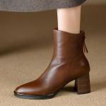 Handcrafted Luxury Leather Shoes for Elegant Women(Etrj220T1369-1)