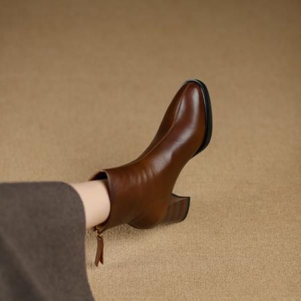 Handcrafted Luxury Leather Shoes for Elegant Women(Etrj220T1369-1)