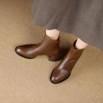 Handcrafted Luxury Leather Shoes for Elegant Women(Etrj220T1369-1)