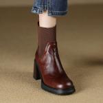 Elegant Handcrafted Leather Women's Shoes of Luxury Quality(Etrj220T1539-1)