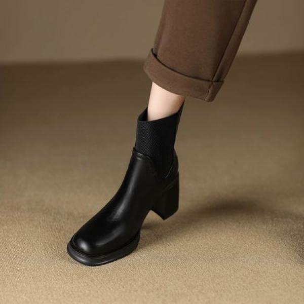 Elegant Handcrafted Leather Women's Shoes of Luxury Quality(Etrj220T1539-1)