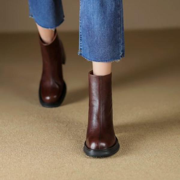 Elegant Handcrafted Leather Women's Shoes of Luxury Quality(Etrj220T1519-1)