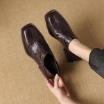 Elegant Handcrafted Leather Women’s Shoes - Luxurious Craftsmanship(Etrj220F625-3)