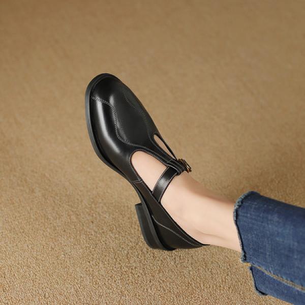 Elegant Handmade Leather Women's Shoes with Luxury Craftsmanship(Etrj220A5106)