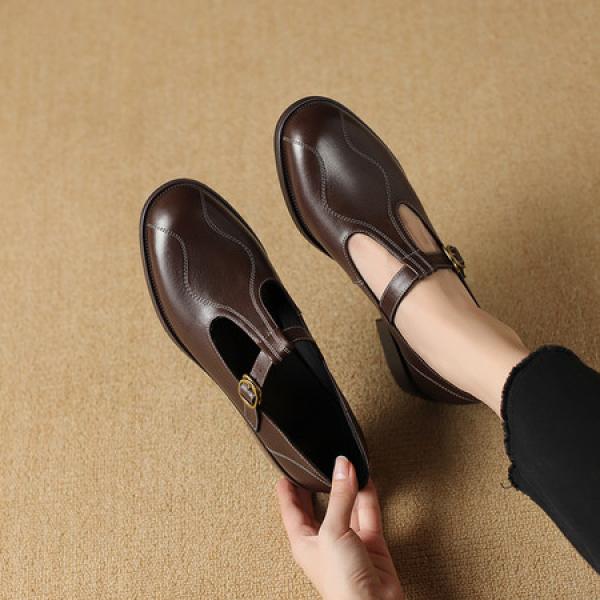 Elegant Handmade Leather Women's Shoes with Luxury Craftsmanship(Etrj220A5106)