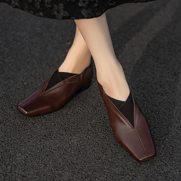 Elegant Handcrafted Leather Women’s Shoes - Luxurious Craftsmanship(Etrj220F628-1)
