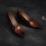 Crafted Elegance: Luxury Handmade Leather Women’s Shoes(Etrj220A5025-1)