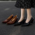 Crafted Elegance: Luxury Handmade Leather Women’s Shoes(Etrj220A5025-1)