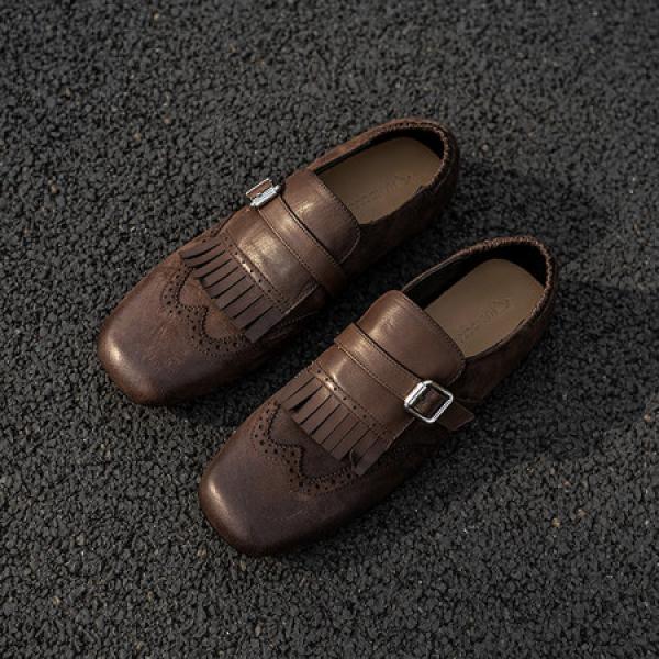 Luxury Handcrafted Genuine Leather Women's Shoes(Etrj220A5117)