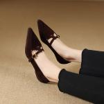 Crafted Luxury Leather Women's Shoes: Elegance in Every Stitch(Etrj220A5120)