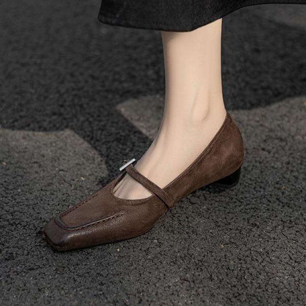 Crafted Elegance: Luxury Handmade Leather Women’s Shoes(Etrj220F658-1)