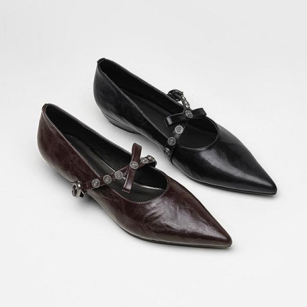 Handcrafted Leather Women’s Shoes: Luxurious Elegance(Etrj220A5132)