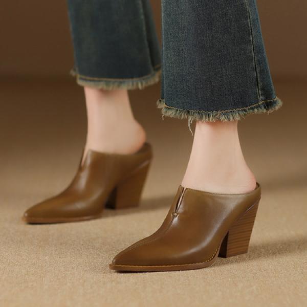 Elegantly Crafted Genuine Leather Handmade Women's Shoes(Etrj220F668-1)