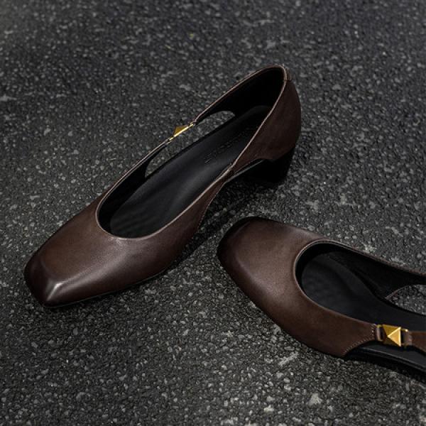 Luxury Handmade Leather Women's Shoes: Elegance Redefined(Etrj220F687-1)