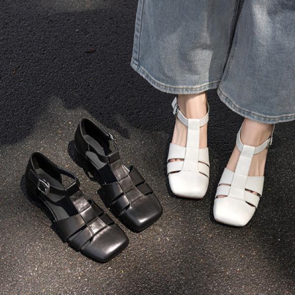 Exquisite Handcrafted Leather Heels: Elegant Luxury Footwear(Etrj220F691-1)