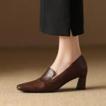 Elegant Handcrafted Genuine Leather Women's Shoes(Etrj220F673-1)