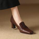 Elegant Handcrafted Genuine Leather Women's Shoes(Etrj220F673-1)