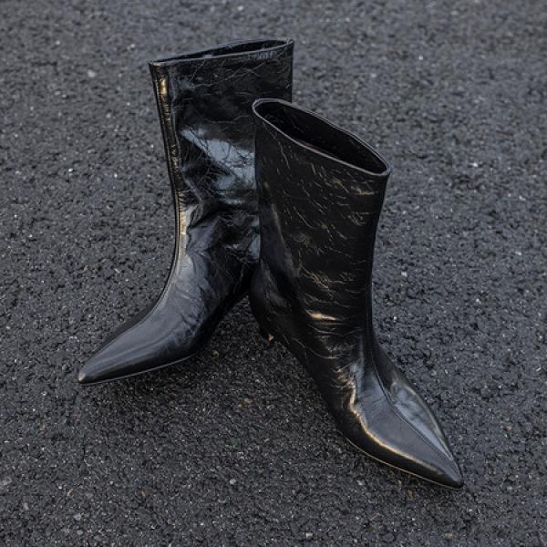 Elegant Handcrafted Genuine Leather Women's Shoes(Etrj220J001-2)