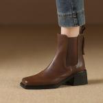 Handcrafted Genuine Leather Women's Shoes - Elegant Luxury(Etrj220J013-2)