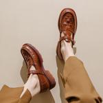 Handcrafted Genuine Leather Women's Shoes - Luxurious Craftsmanship & Elegant Design(Etx0863D119-2)